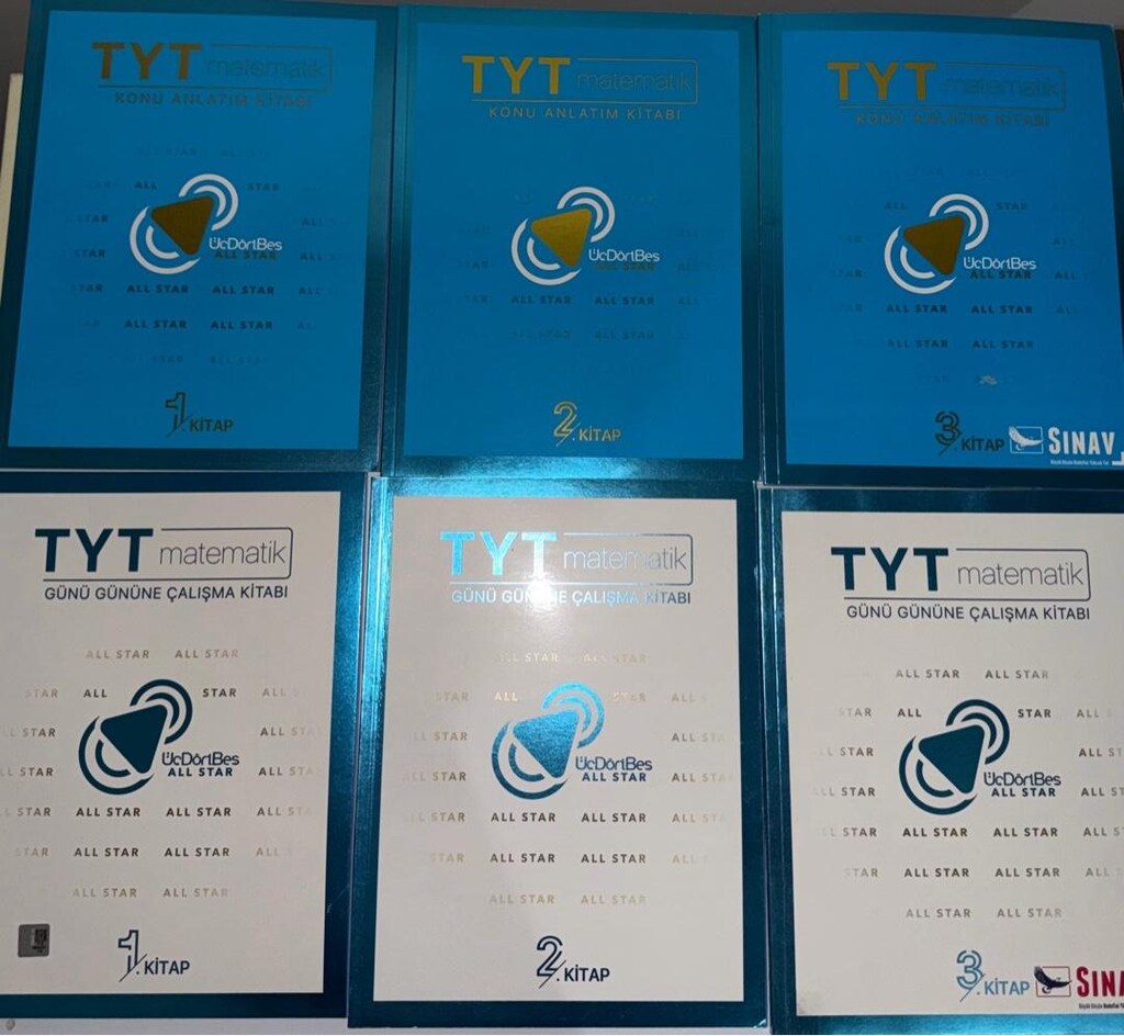 56 ADET FULL SET 345 ALL STAR TOPLAM SIFIR TYT-AYT