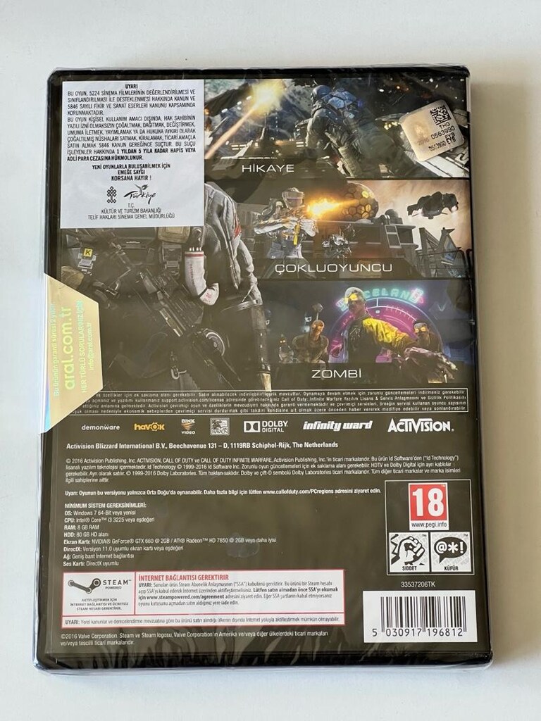 Call of Duty: Infinite Warfare (Sıfır, Paketli) PC - 2