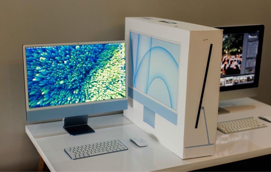 Apple iMac 24" M1 2TB SSD Mavi Çok Az Kullanılmış, Kutulu - 4