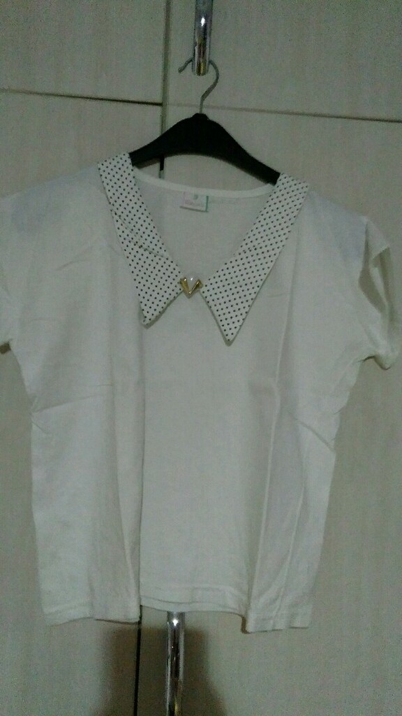 Beyaz renk Bluz M/ L Beden - 3