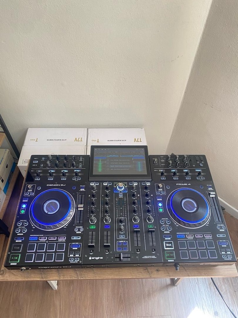 1 YIL GARANTİLİ DENON DJ PRİME 4 DJ CONTROLLER / UYGUN FİYAT - 5
