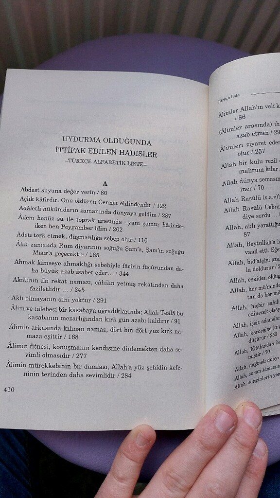 Uydurma hadisler açıklamalı - 6