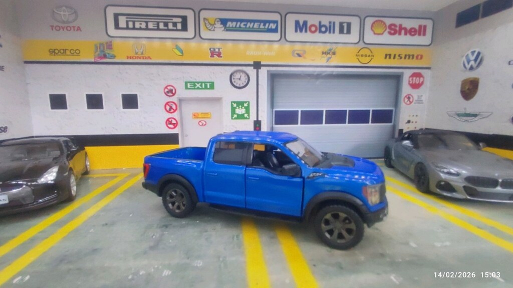 Ford Raptor 2022 modeli metal diecast oyuncak araba - 5