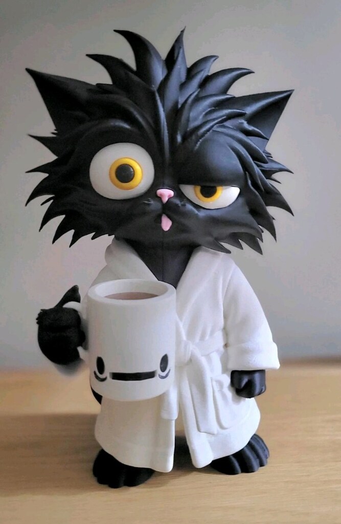 Miyavlayacak Halim Yok – 3D Baskı Kedi Figürü - 8