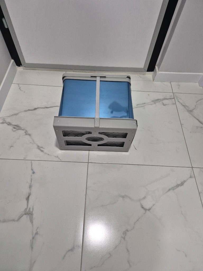 Pyramith Teleskopik Raylı Paslanmaz 24 L Çöp Kovası Gri (P-9453) - 4