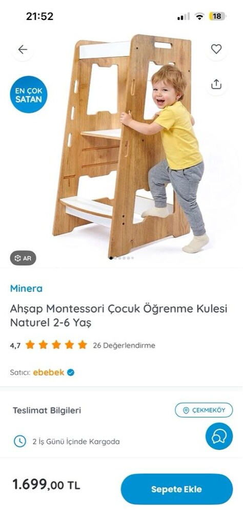 e bebek öğrenme kulesi - 5
