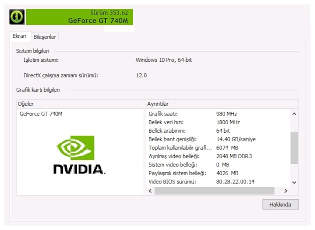 Oyuncu Nvidia Lenovo i5 - Sıfır Pil - 8gb RAM - Çift SSD Turbodisk"li - 8