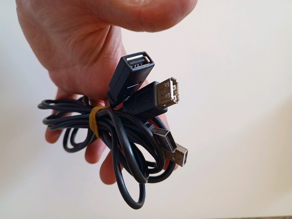 USB uzatma kablosu (2 adet) - 2