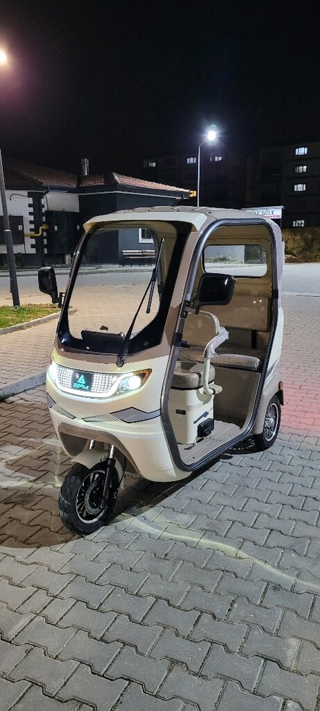 Sfm Ihlara Sf 400 3 Tekerli Elektrikli Kabinli E - Tricycle Krem - 2