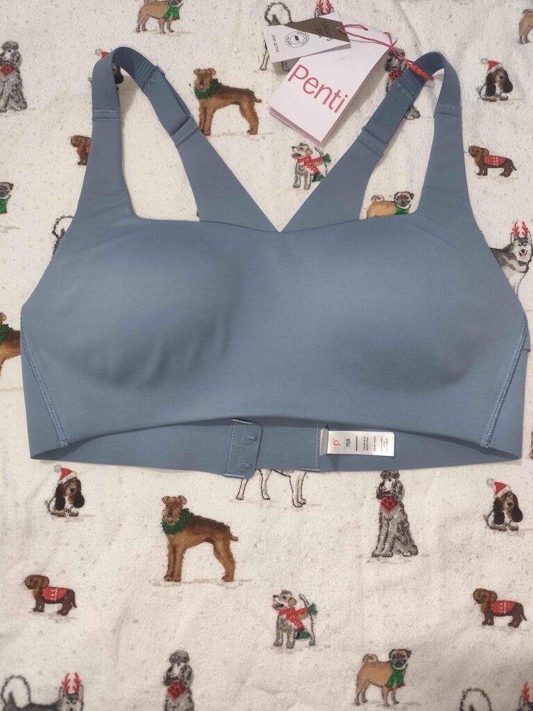 Penti Mavi Stretch360 Kaydırmaz Askılı Cross Back Spor - 6