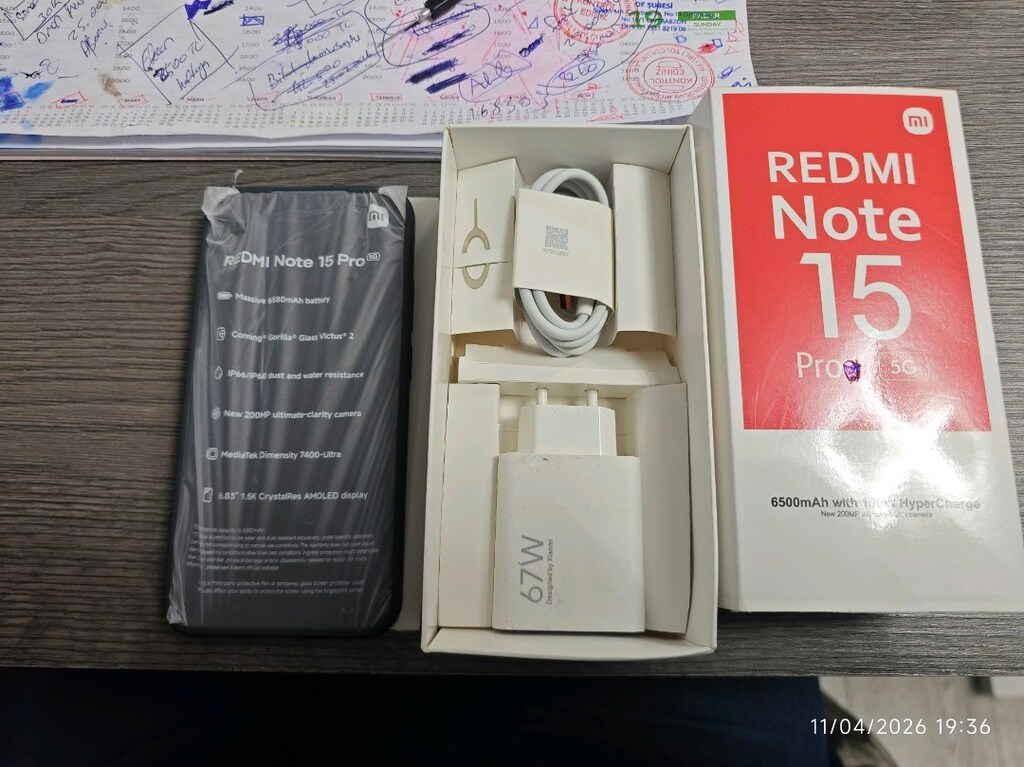 redmi note 15 pro 5G 12+12/256 GB YD - 6