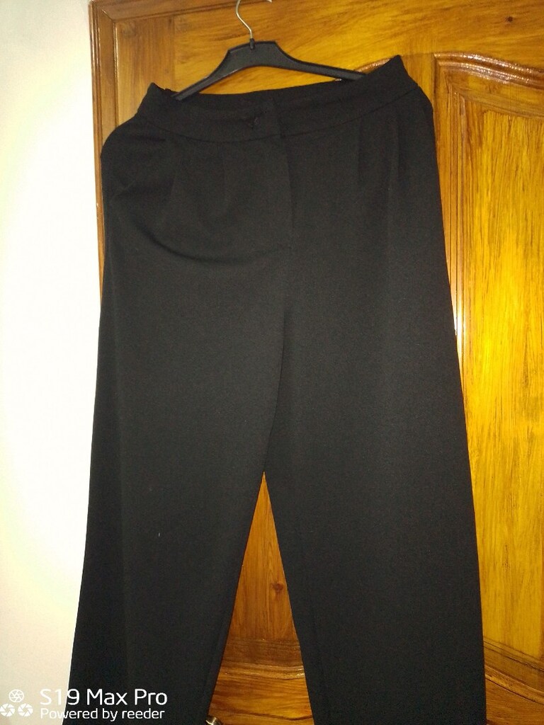 bayan kumaş pantolon koton yeni - 2