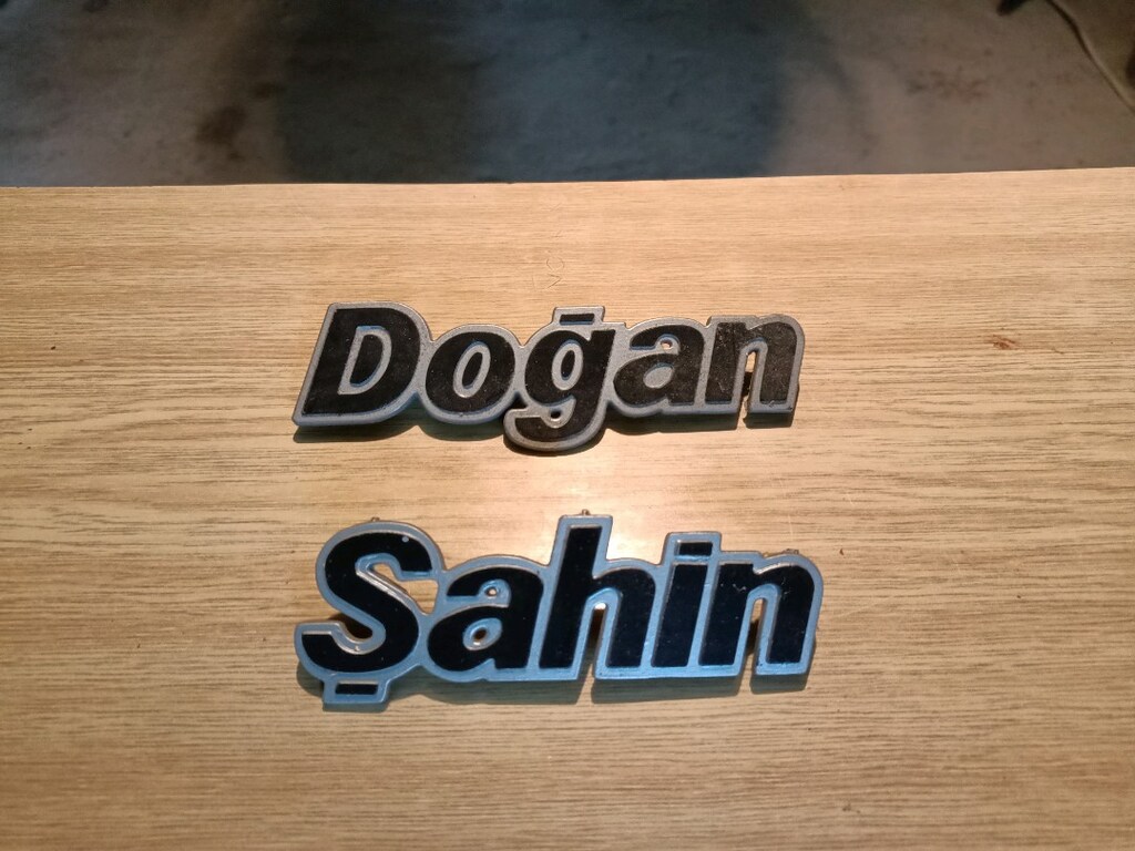 TOFAŞ Şahin / Doğan Orijinal 5 Vites Bagaj Yazıları – Sıfır & Nadir - 4
