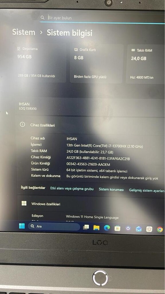 LENOVA LOQ 15IRX10 - 5