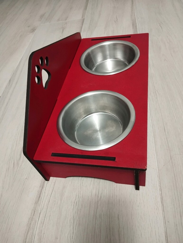 Çelik kedi köpek mama su kabı - 2