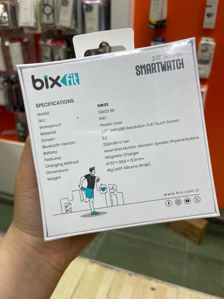 BİX FİT SMART WATCH 2.01 SCREEN SIFIR KUTULU ÜRÜN - 2