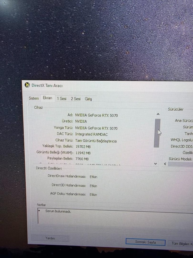 SATILIK GAMING PC | RYZEN 7 7800X3D | RTX 5070 12 GB | X670E - 8