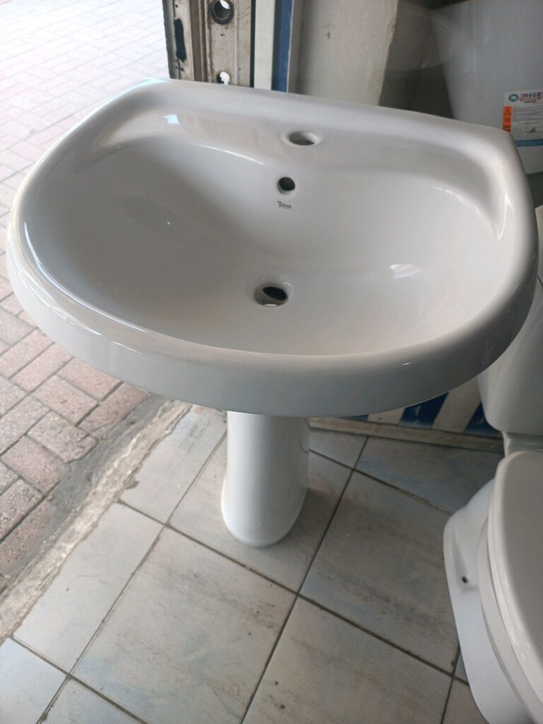Klozet ve Ayaklı lavabo ikinci el klozet tam takım eksiksiz sıfır malz - 8