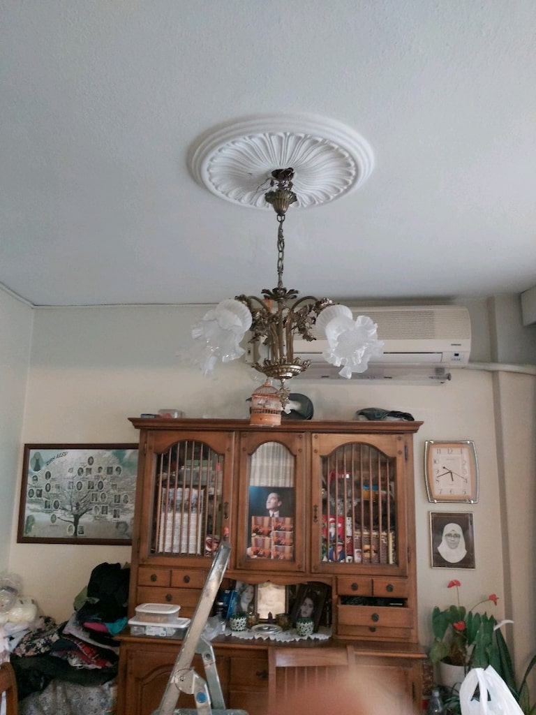 RETRO PİRİNÇ AVİZE TAKIMI - 2