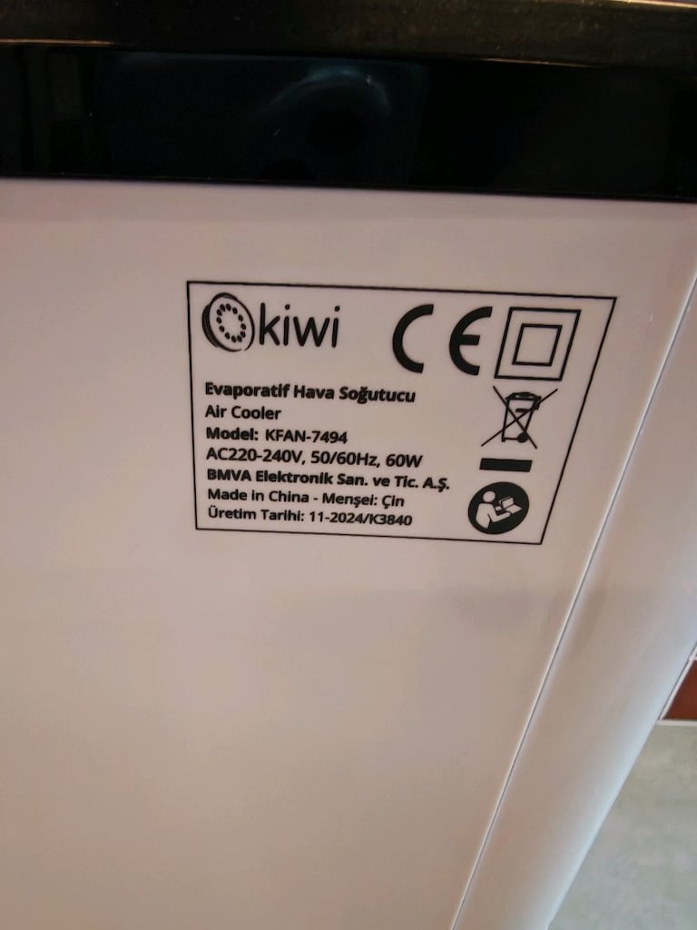 Su ve buz hazneli hava soğutucu vantilatör vantiratör fan - 5