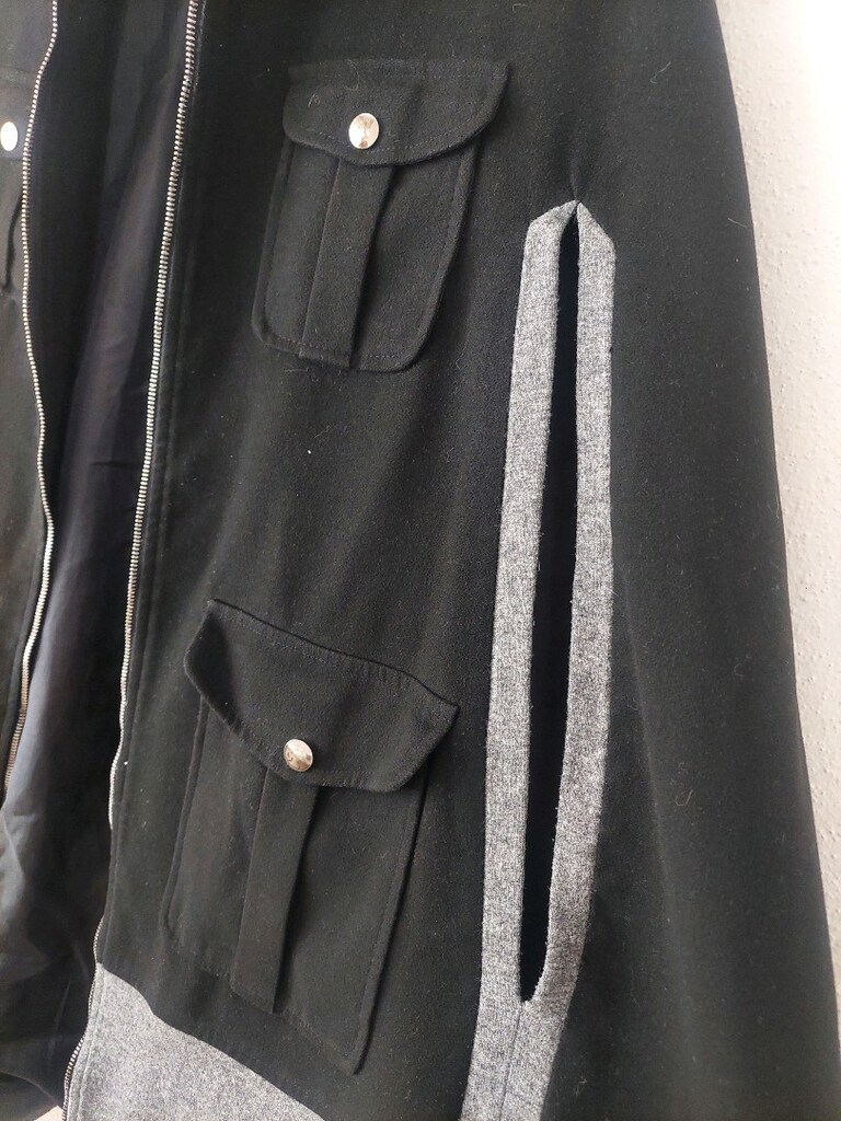 Pelerin model Kaşe kumaş cepli Panço - 5