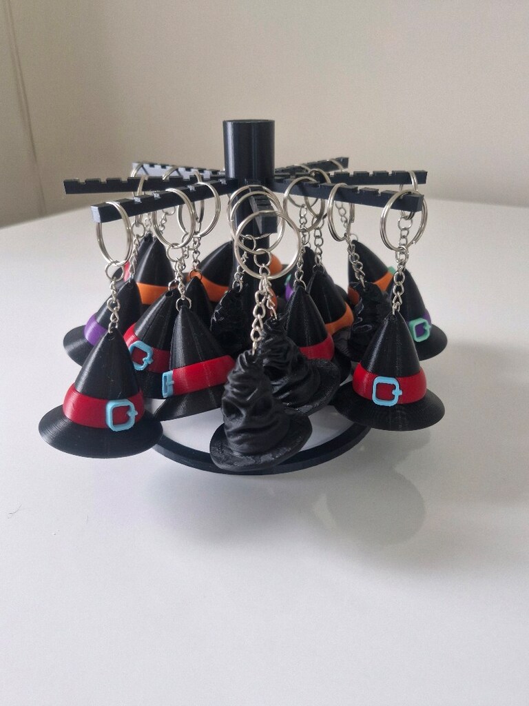 cadı şapkası anahtarlık set - 4