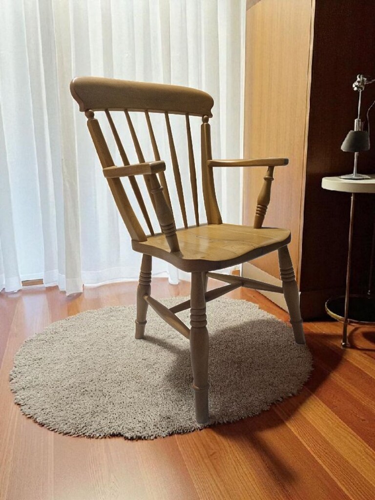 Kolçaklı Ahşap Sandalye(Açıklamayı okuyunuz)
