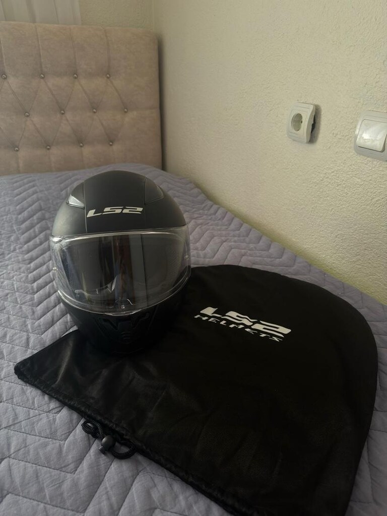 LS2 RAPİD 2 M BEDEN MAT SİYAH MAT KASK - 2