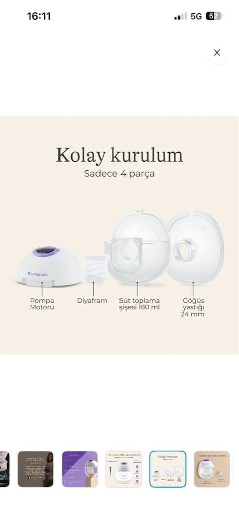 lansinoh süt sağım makinası - 4