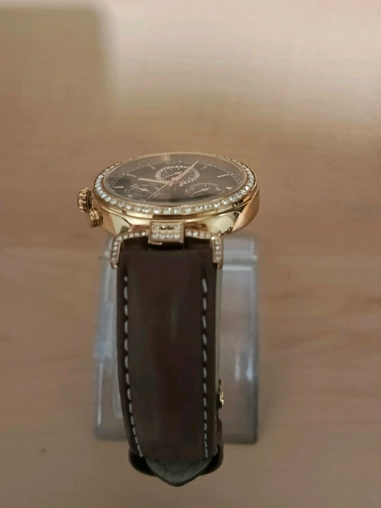 SON FİYAT ULTRA NADİR SWAROWSKİ ERA GOLD CHRONOGRAPH - 2