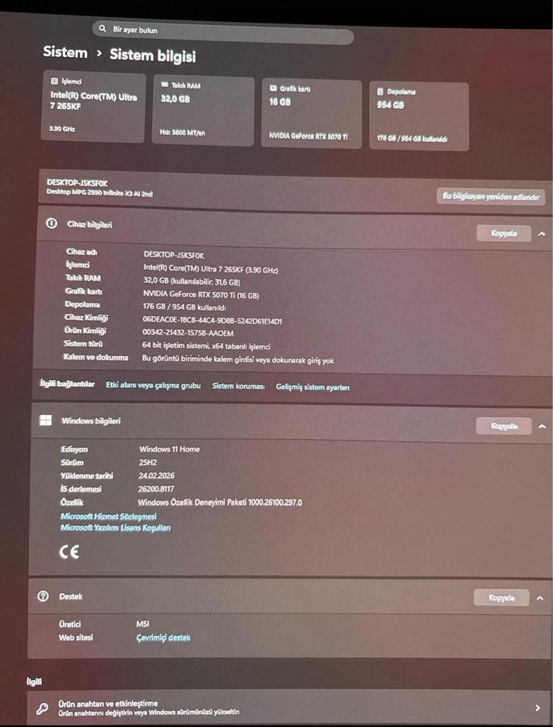 MASAUSTU GAMİNG PC SET - 3