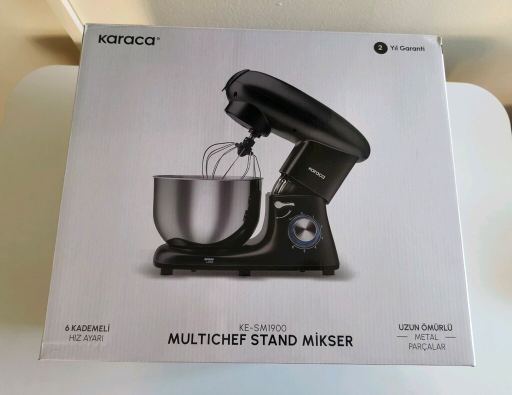 SIFIR Karaca Stand Mikser Hamur Yoğurma Makinesi 1900watt Kıyma/Sucuk - 3