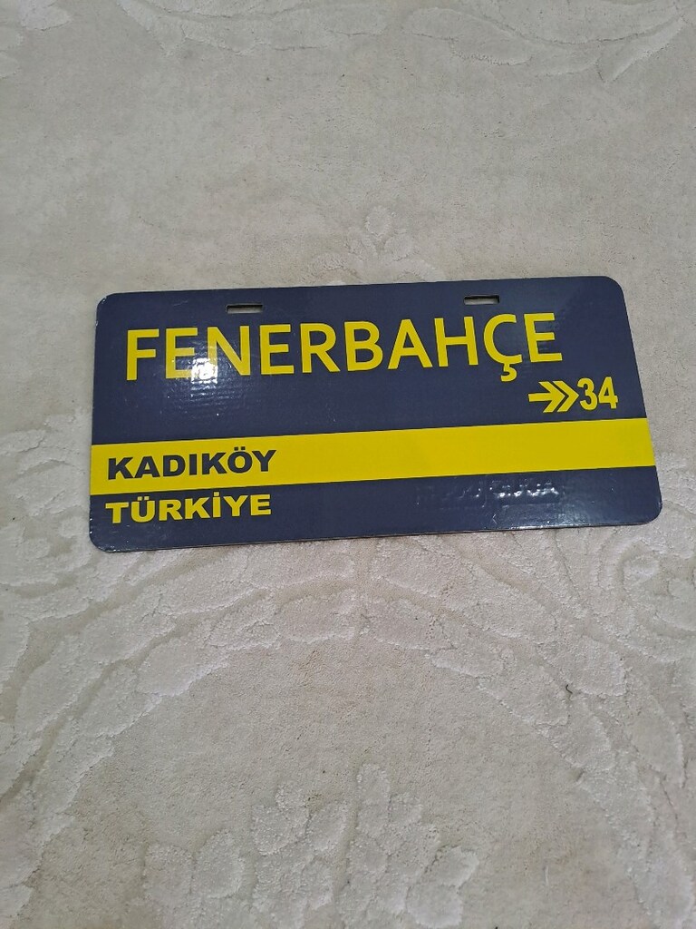 Fenerbahçe plaka - 7