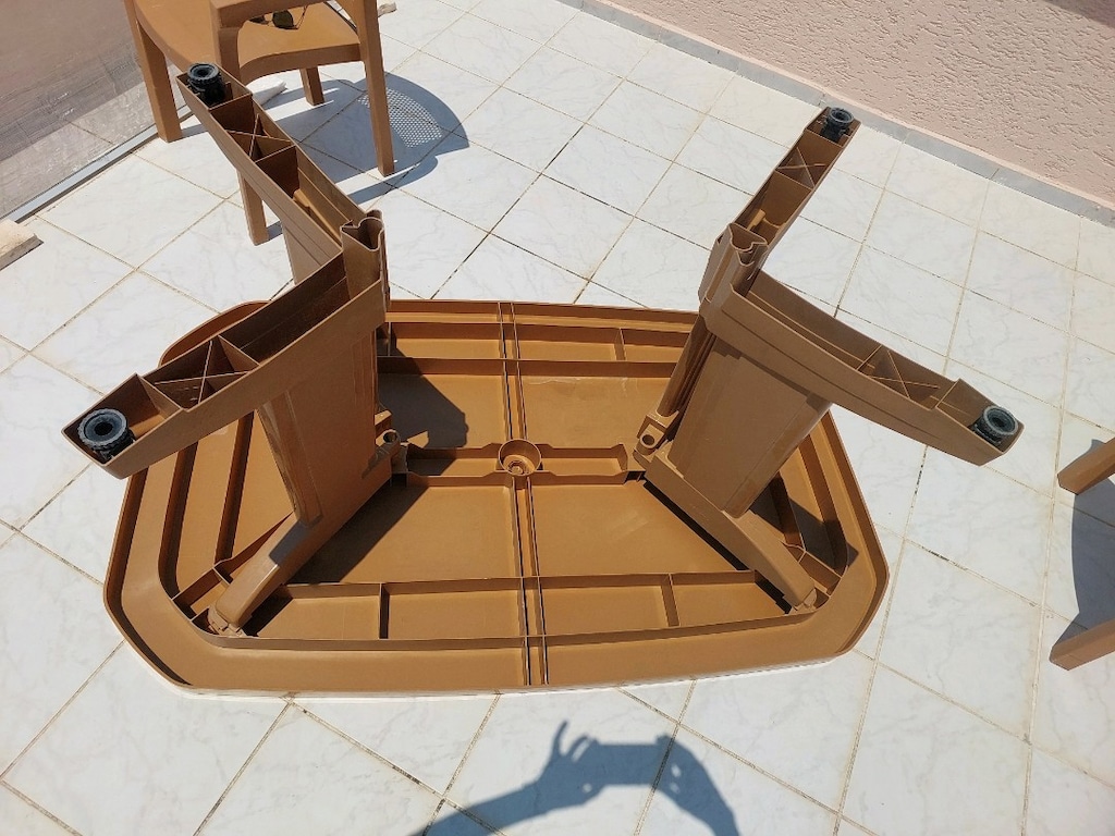 Papatya 6 Kişilik Bahçe Balkon Masa – 6 Holiday Sandalye – Çok temiz - 14