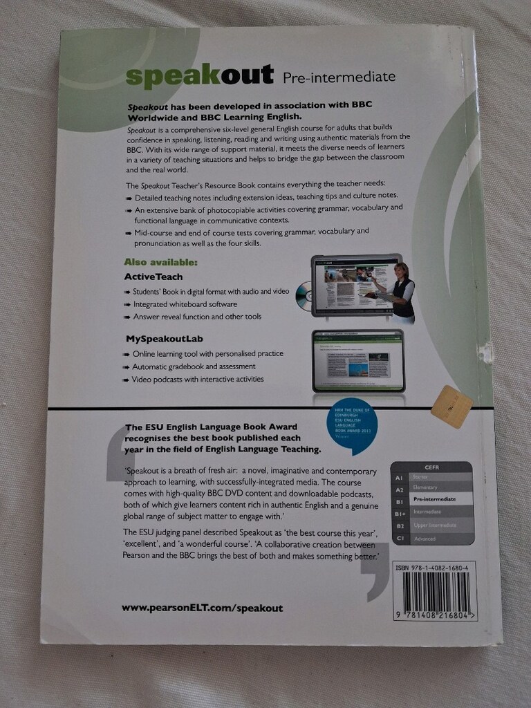 Speakout Pre-intermediate Tec.Res.Book.Jenny Parons - 5