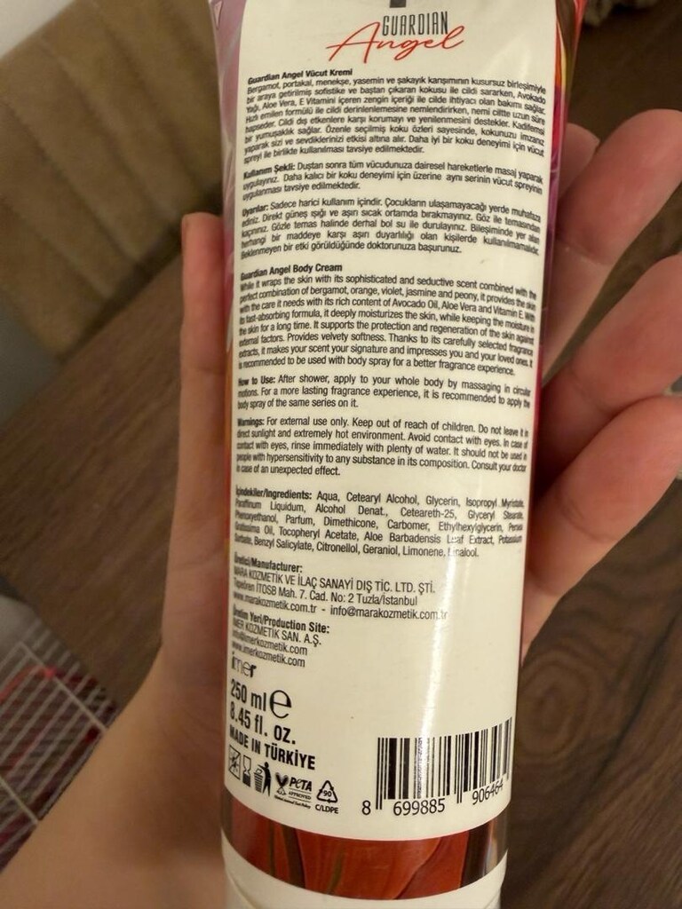 weMaRa Guardian Angel Vücut Kremi 250 ml - 4