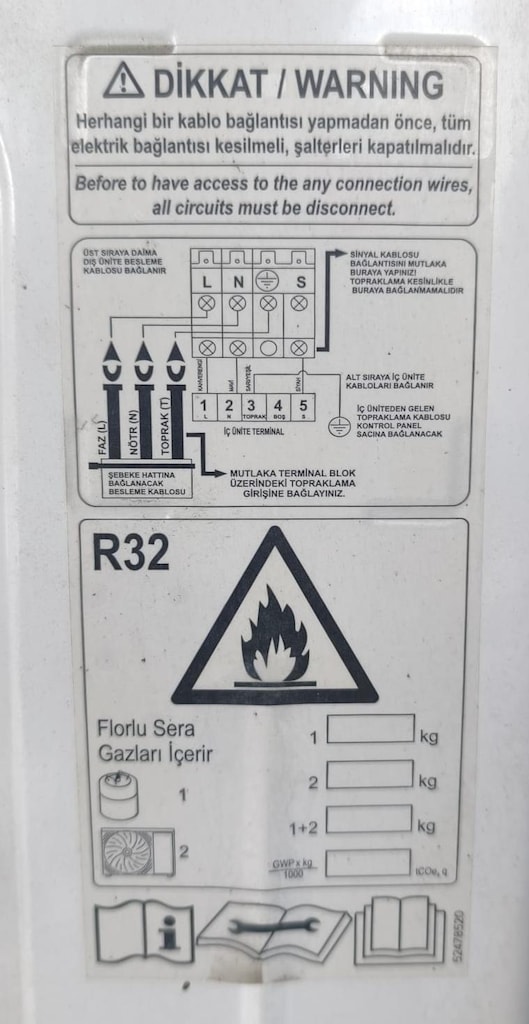 Vestel Flora Doğa 24000 BTU WiFi Inverter Duvar Tipi Split Klima - 8