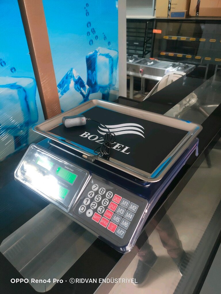 şarjlı terazi akülü terazi hassas elektronik 40 kiloluk manav terazisi - 11