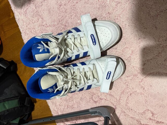 Orjinal adidas Forum Mid (beyaz/mavi) 45 (1/3)