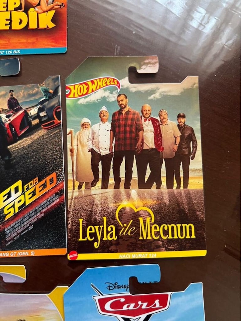 Yüksek Kalite Hotwheels Kartonet Seti 7 Adet Araba Kartı - 5