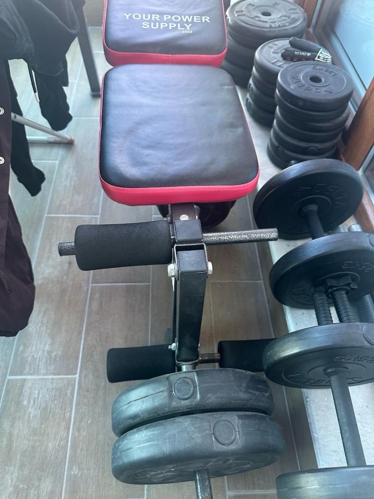 delta sehpa ve ağırlıkları