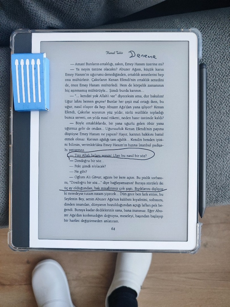 Amazon Kindle Scribe 2024 16 GB, 10.2 inç+kalem+kalem ucu+koruyucu kap - 2