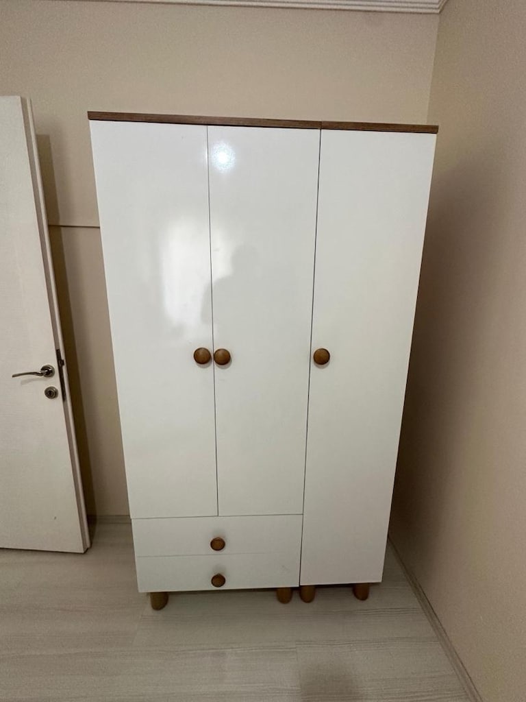 ***SIFIR*** 3 KAPAKLI BOHEM GARDROP UYGUN FİYATLI - 2