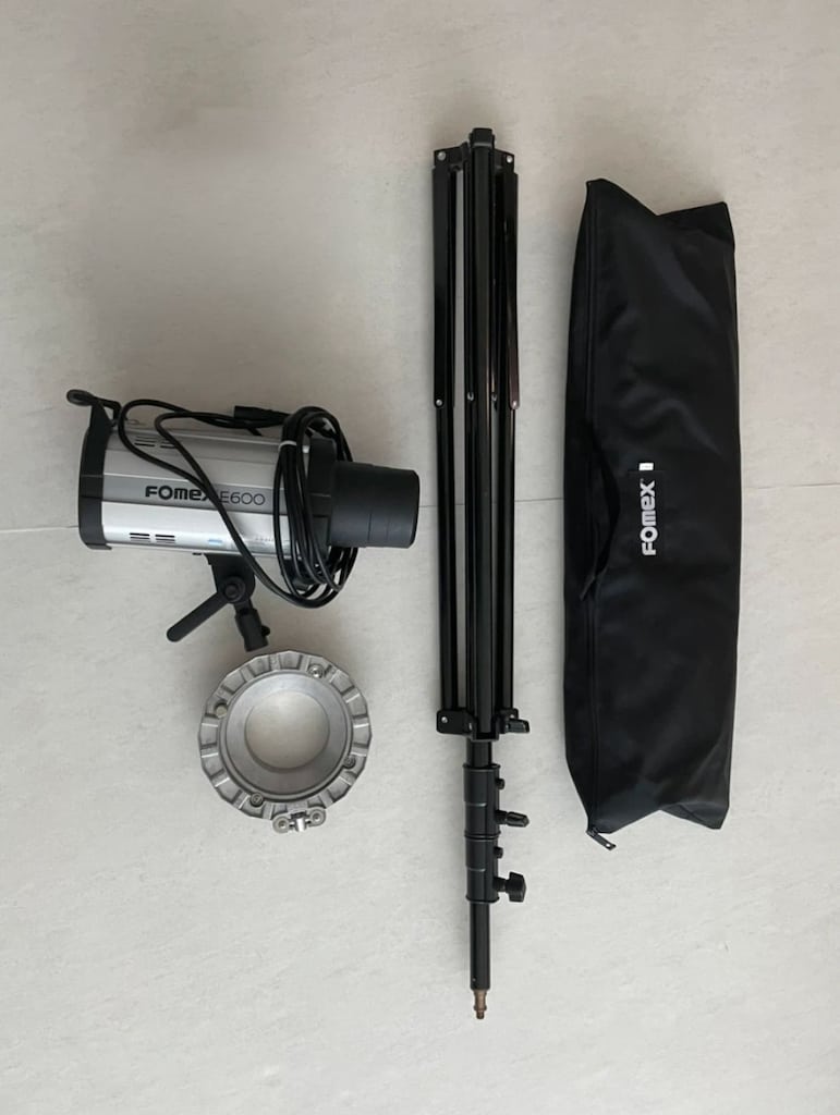 fomex 600 w paraflash + softbox + octagon softbox - 5