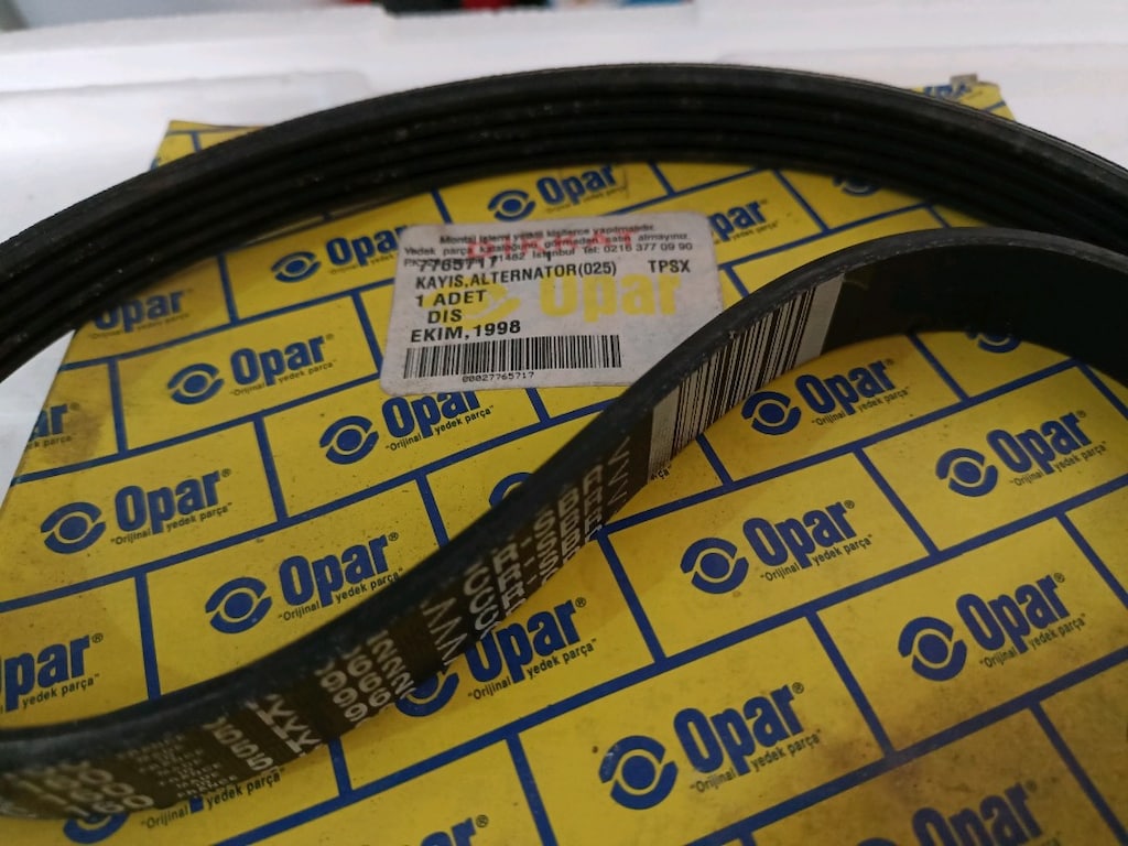 Eski Seri Sıfır Opar Tofaş Tempra / SLX Motor Şarj (Alternatör) Kayışı - 4