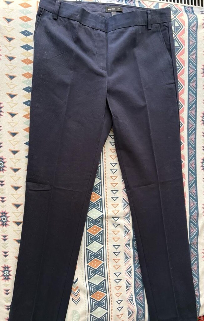 Mango Lacivert Klasik Pantolon - 2