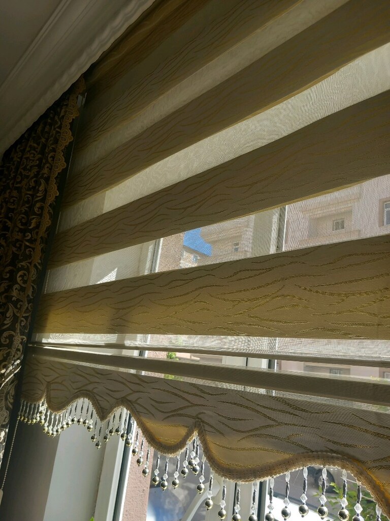 stor zebra perde ve yanlarının fonları - 7