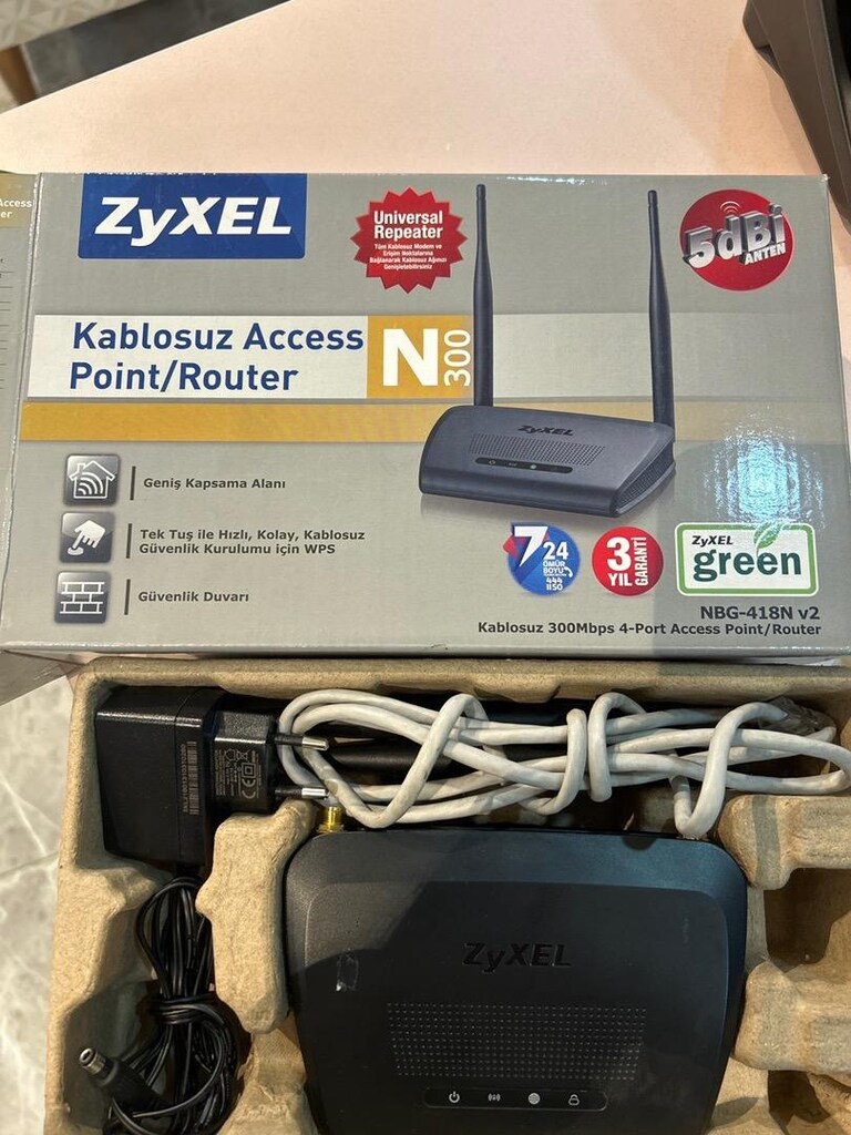 ZyXEL kablosuz point router - 2