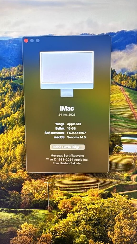 Apple iMac M3 2023 M3 İşlemci 16 GB Ram - 2