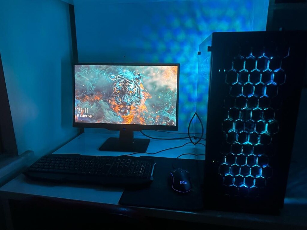 Full Set Oyun PC + Monitör | Ryzen 5 – GTX 1050 Ti | Temiz - 4